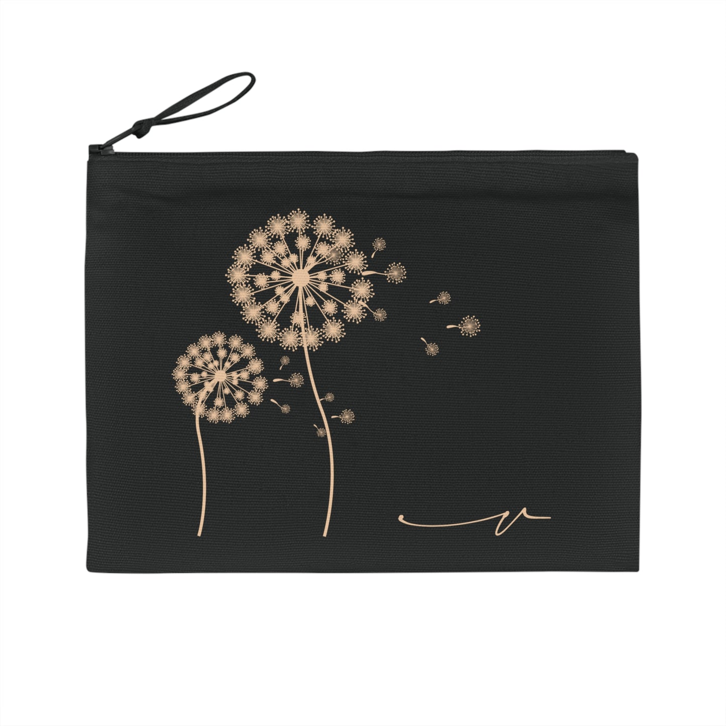 Little Black Bag - Women's Monogram Dandelion Organizer Bag (v) 🌿🌿🌿