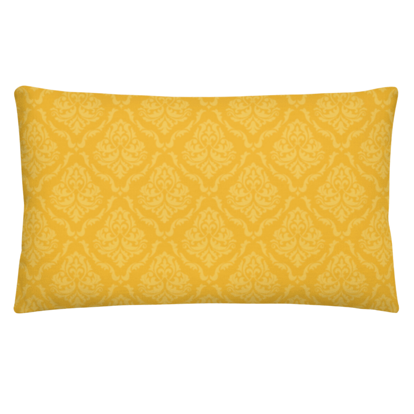 Ochre Ornament Low Pillow  🌿