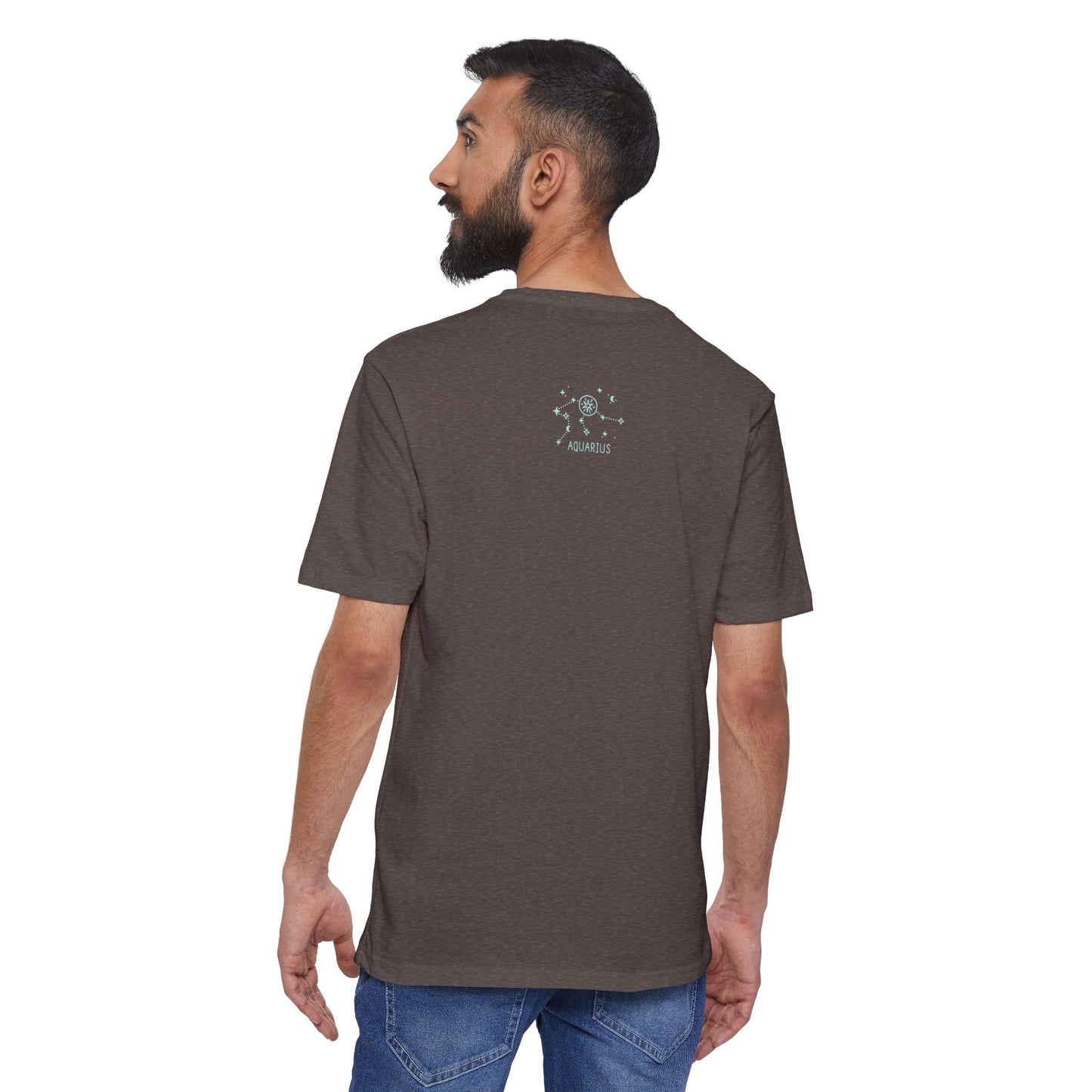 Unisex 100% Recycled Fiber Zodiac t-shirt - Aquarius