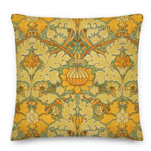 Ochre Ornament Pillow  🌿