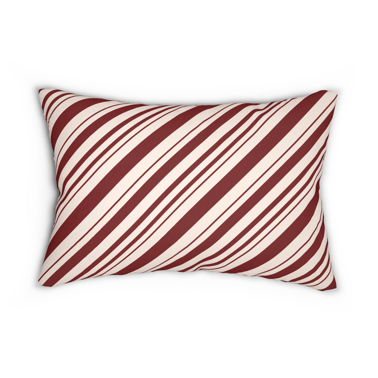 Re Striped Candy Cane (both sides) - Low Pillow  🌿